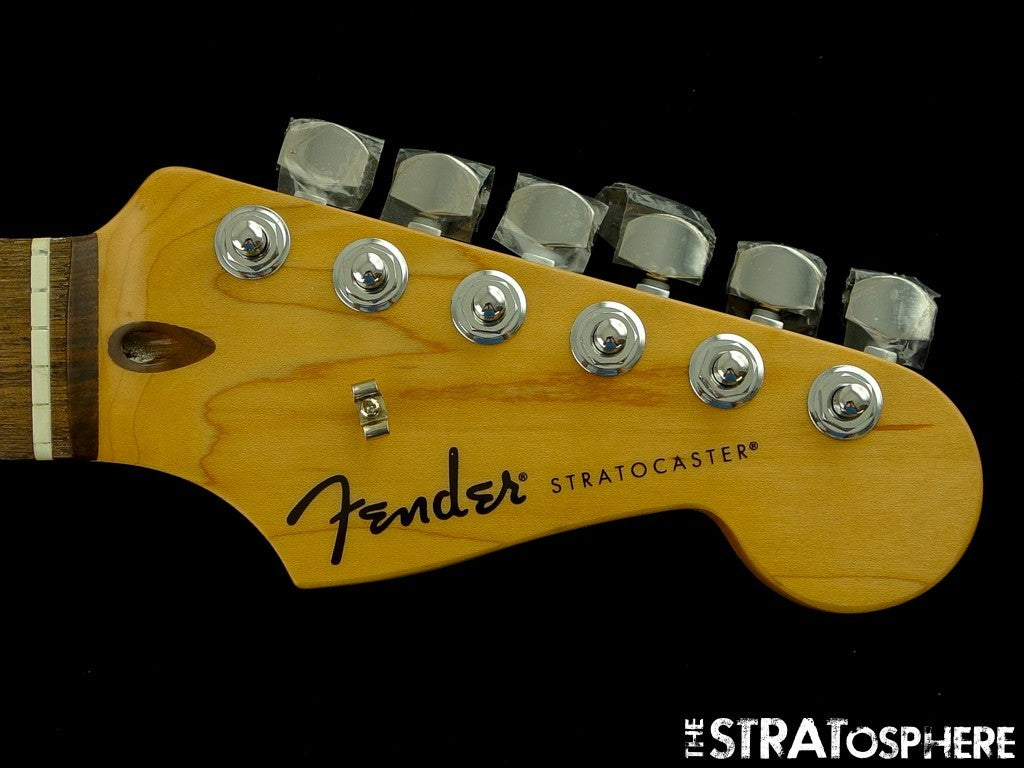 Fender Standard Stratocaster Strat NECK + TUNERS, Modern ''C'' Indian Laurel