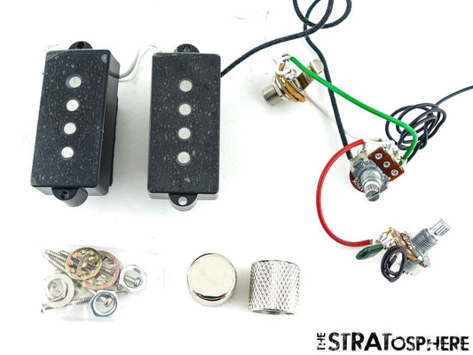 Fender Squier 60s P Bass PICKUPS POTS KNOBS + Jack, Precision Guitar