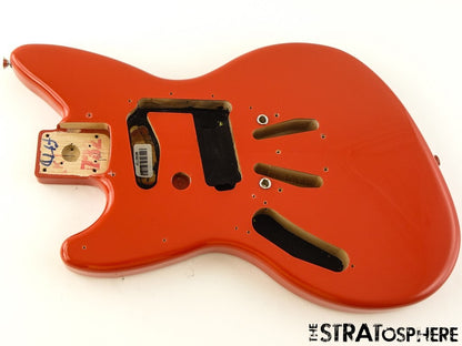 LEFTY Fender Kurt Cobain Jag-Stang HS Guitar Parts BODY, Alder Fiesta Red