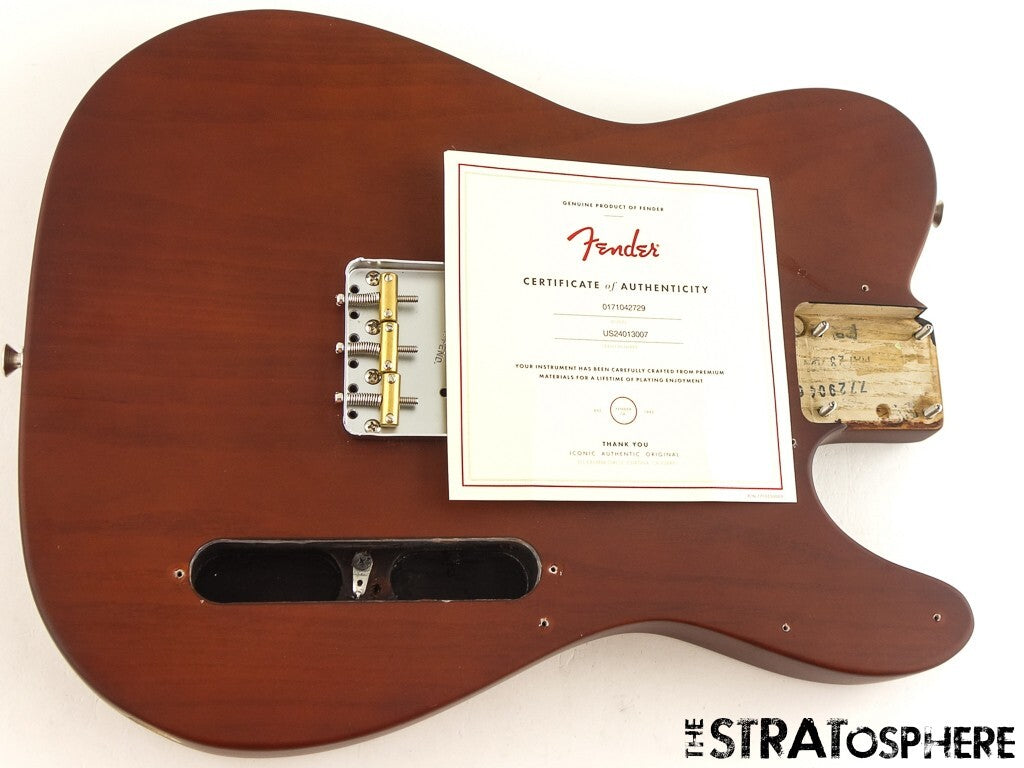 Fender American Performer Sassafras Tele BODY & HARDWARE USA Mocha CLOSEOUT
