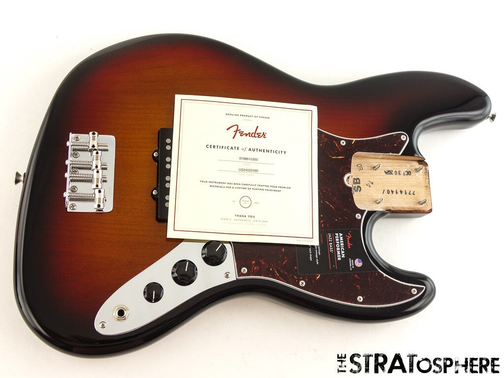 Fender American Performer Jazz Bass LOADED BODY, USA Guitar 3TS Sunburst