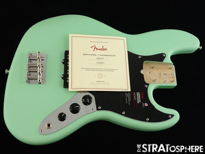 Fender American Performer Jazz Bass LOADED BODY, USA Guitar Surf Green.