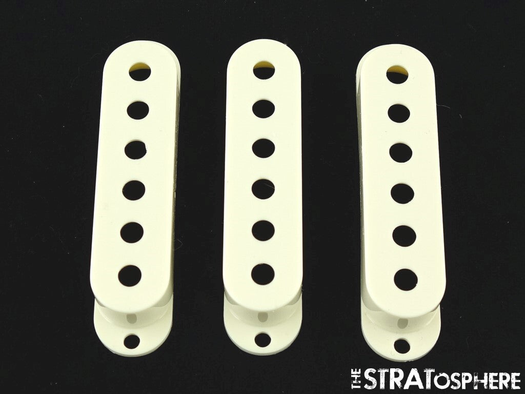 *NEW PICKUP COVERS for Fender Standard Stratocaster Strat Guitar Parts Parchment