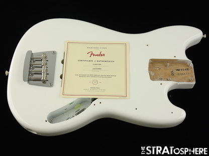 Fender American Performer Mustang Bass BODY + HARDWARE USA Arctic White