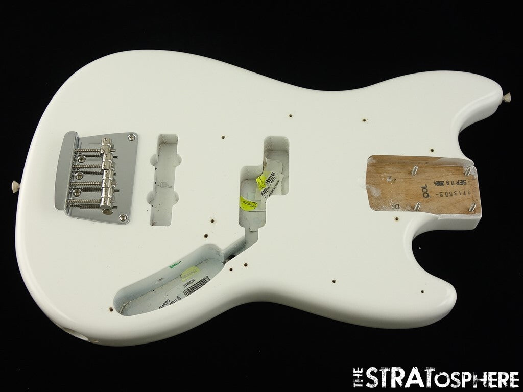 Fender American Performer Mustang Bass BODY + HARDWARE USA Arctic White