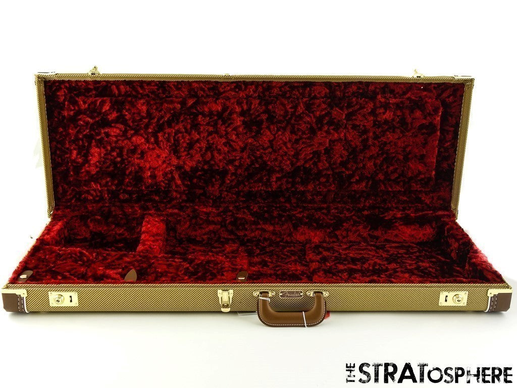 Fender American Ultra Luxe 50s Strat Tele TWEED HARDSHELL CASE Telecaster