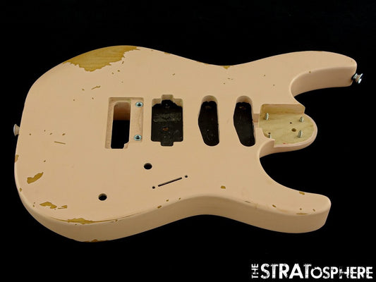 Charvel Rick Graham Pro Mod DK24 HSS Dinky BODY Nitro Alder Worn Shell Pink