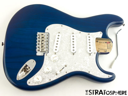 USA Fender Cory Wong Stratocaster Strat LOADED BODY, USA, Lacquer Sapphire Blue