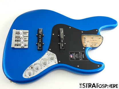 Fender American Ultra II Jazz J Bass LOADED BODY Mini-Toggle S-1 NBL Noble Blue