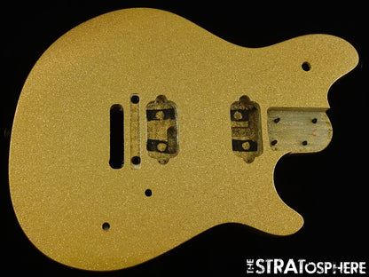 EVH Eddie Van Halen Wolfgang Standard BODY, Floyd Rose Route Gold Sparkle