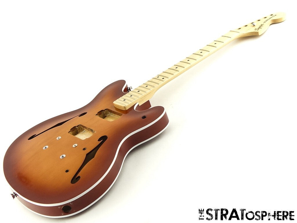 Fender Squier Affinity Starcaster Deluxe BODY & NECK Maple Sienna Sunburst