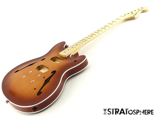 Fender Squier Affinity Starcaster Deluxe BODY & NECK Maple Sienna Sunburst