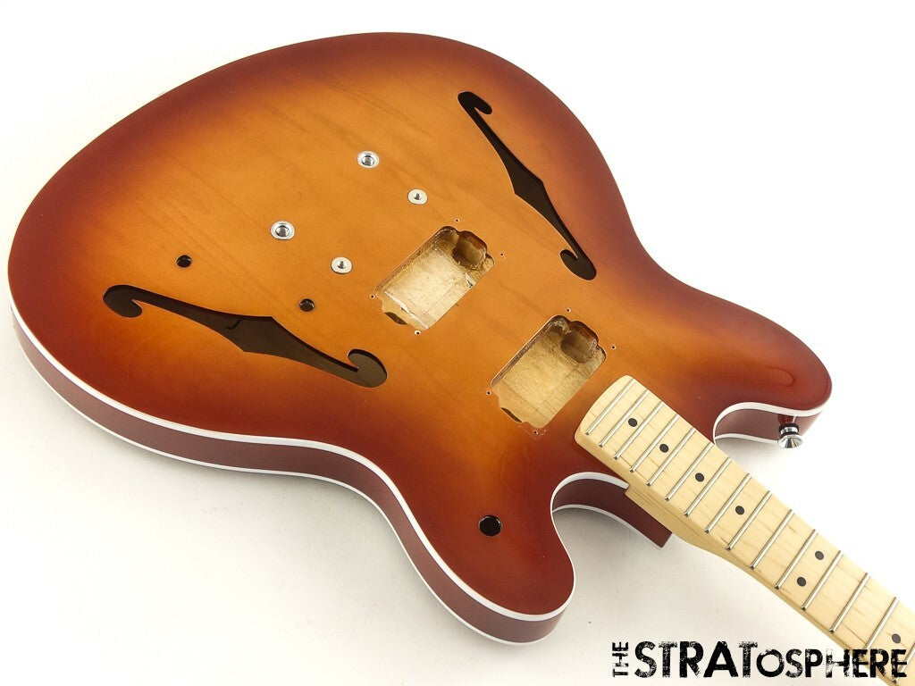 Fender Squier Affinity Starcaster Deluxe BODY & NECK Maple Sienna Sunburst