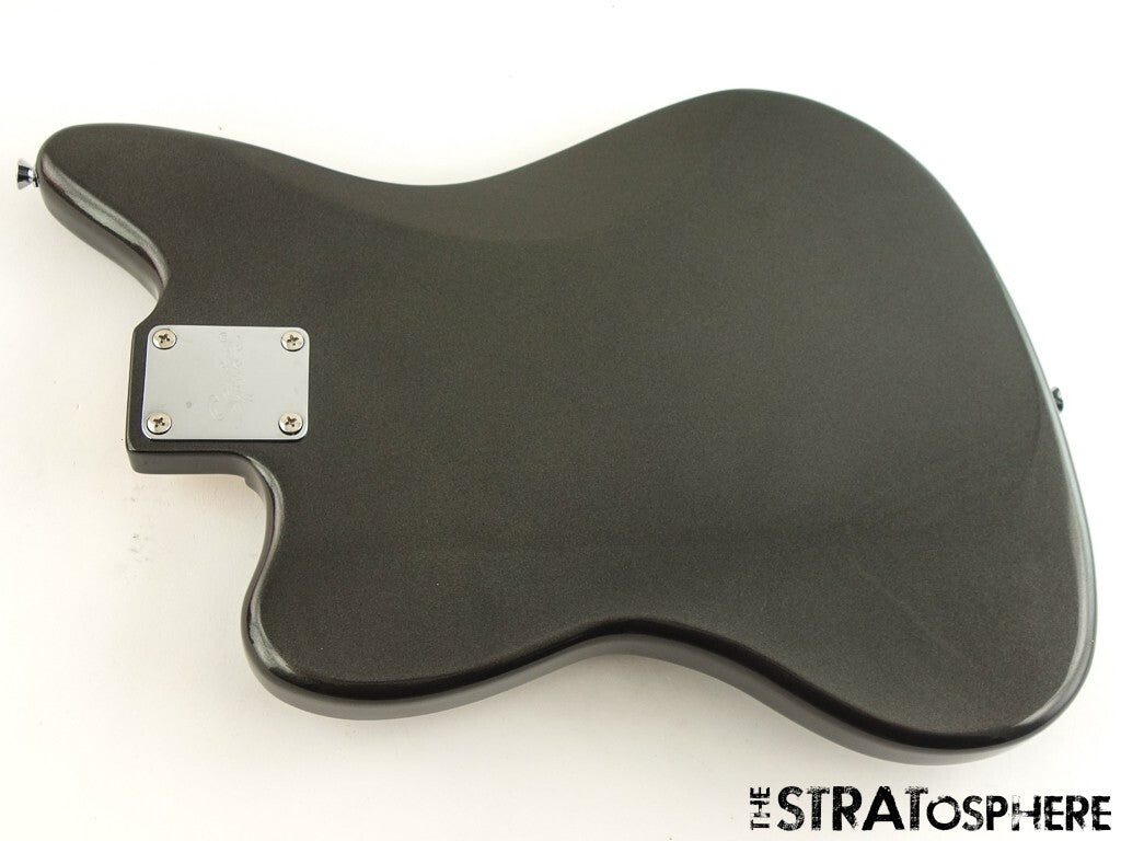 LOADED Fender Squier Affinity Jaguar BASS H BODY Charcoal Frost Metallic