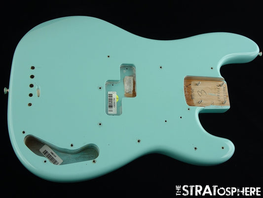 Fender AV II American Vintage 1960 Precision P BASS BODY &NECK PLATE 60 DPB Blue