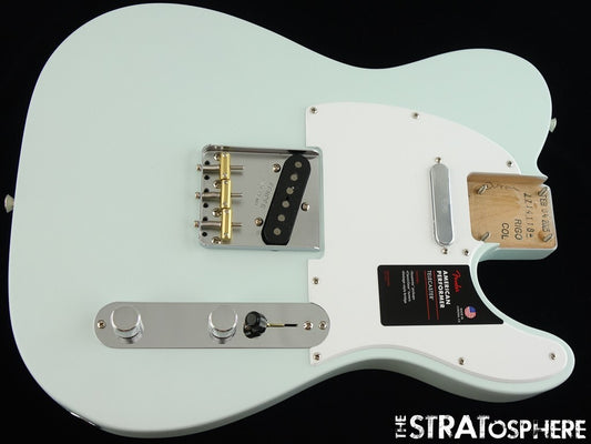 American Performer Fender Telecaster Tele LOADED BODY USA Satin Sonic Blue.
