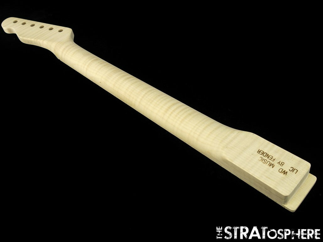 NEW Fender Lic WD Telecaster Tele Replacement NECK AAA Flame Maple Modern 22