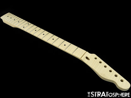 NEW Fender Lic WD Telecaster Tele Replacement NECK AAA Flame Maple Modern 22