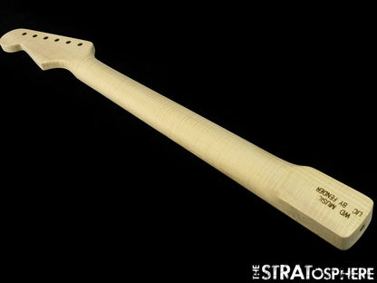 NEW Fender Lic WD Stratocaster Strat Replacement NECK AAA Flame Maple Vintage 21