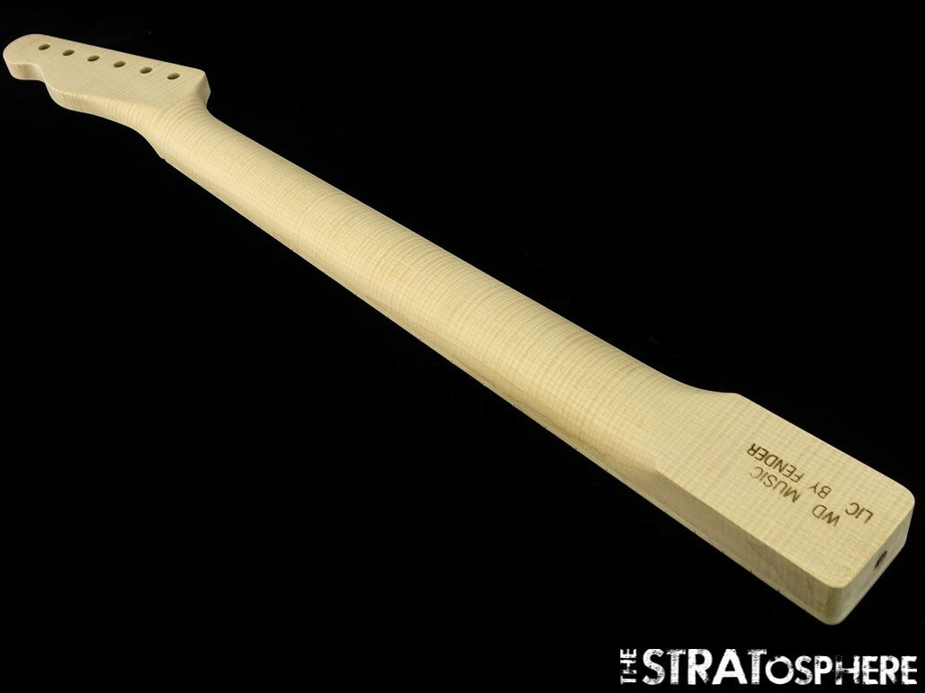 NEW Fender Lic WD Telecaster Tele Replacement NECK AAA Flame Maple Vintage 21