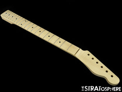 NEW Fender Lic WD Telecaster Tele Replacement NECK AAA Flame Maple Vintage 21