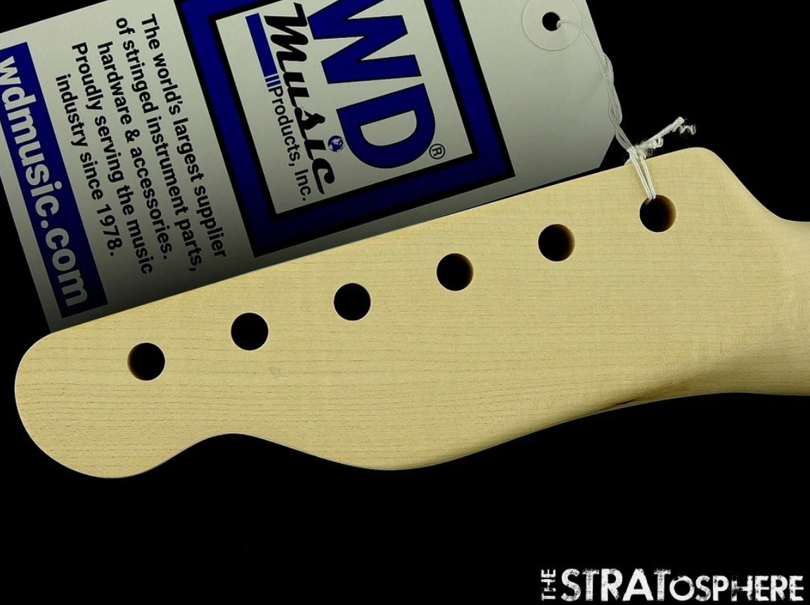 NEW Fender Lic WD Telecaster Tele Replacement NECK AAA Flame Maple Rosewood 21