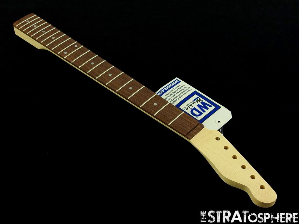 NEW Fender Lic WD Telecaster Tele Replacement NECK AAA Flame Maple Rosewood 21