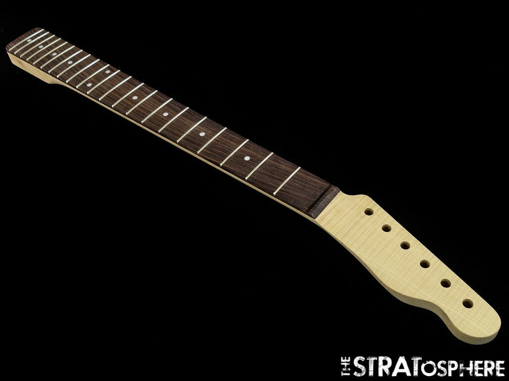 NEW Fender Lic WD Telecaster Tele Replacement NECK AAA Flame Maple Rosewood 21
