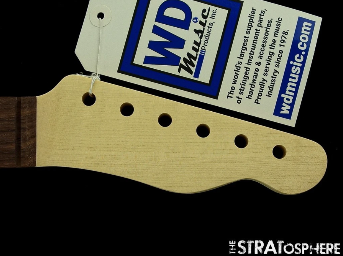 NEW Fender Lic WD Telecaster Tele Replacement NECK AAA Flame Maple Rosewood 21