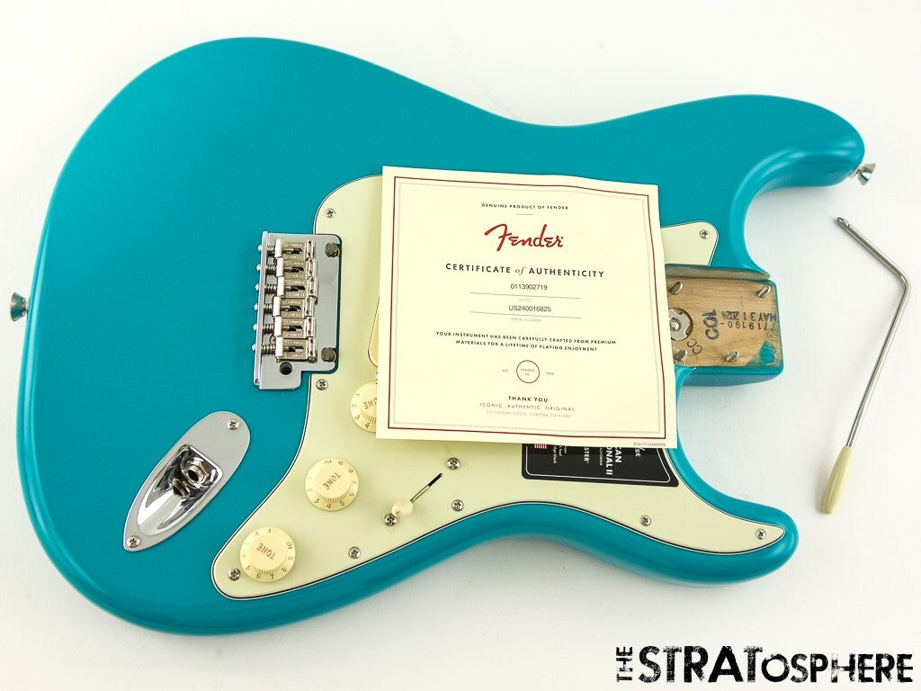 Fender American Professional II Stratocaster LOADED BODY Strat Miami Blue