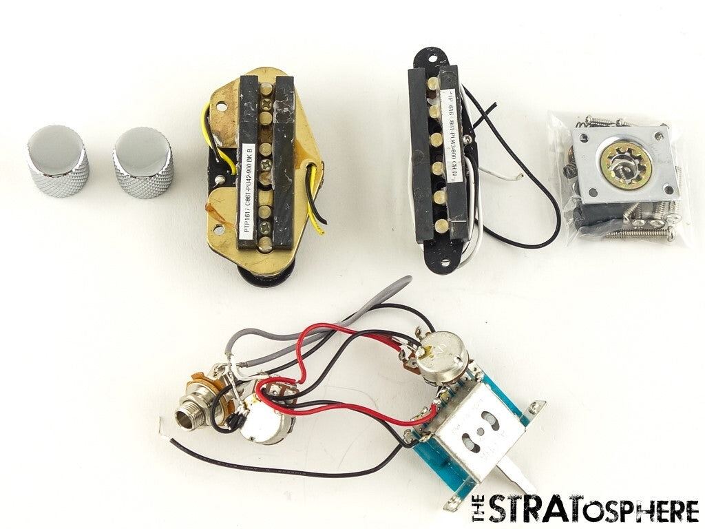 Fender Squier Sonic Series Tele PICKUPS POTS + KNOBS Telecaster.
