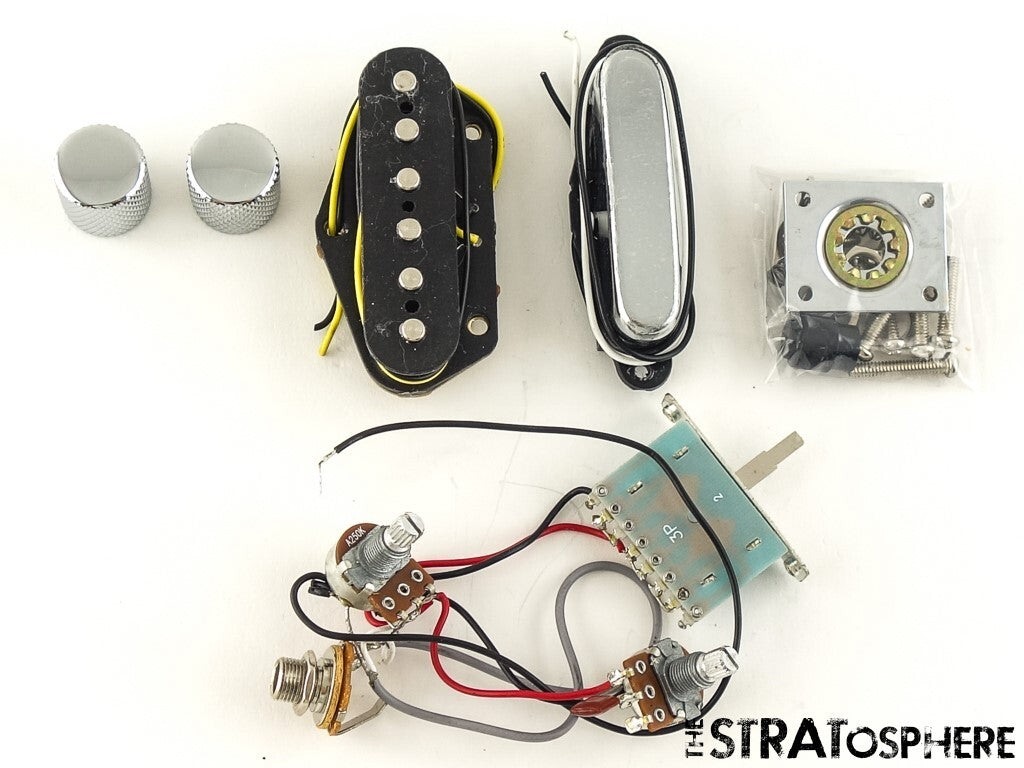 Fender Squier Sonic Series Tele PICKUPS POTS + KNOBS Telecaster.