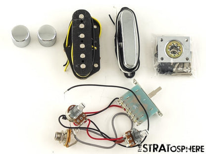 Fender Squier Sonic Series Tele PICKUPS POTS + KNOBS Telecaster.