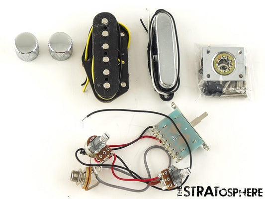 Fender Squier Sonic Series Tele PICKUPS POTS + KNOBS Telecaster.