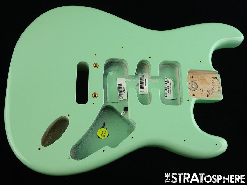 USA Fender JEFF BECK Stratocaster Strat BODY Guitar Surf Green