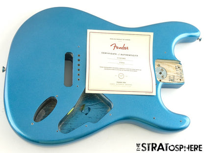 Fender AV II American Vintage 1973 Stratocaster BODY Strat Ash Lake Placid Blue