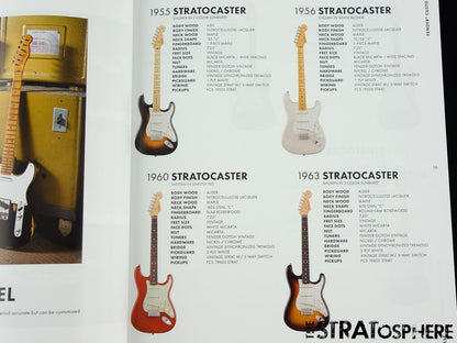 Fender 2023 Custom Shop Guitar Design Guide CATALOG Strat Tele Bass