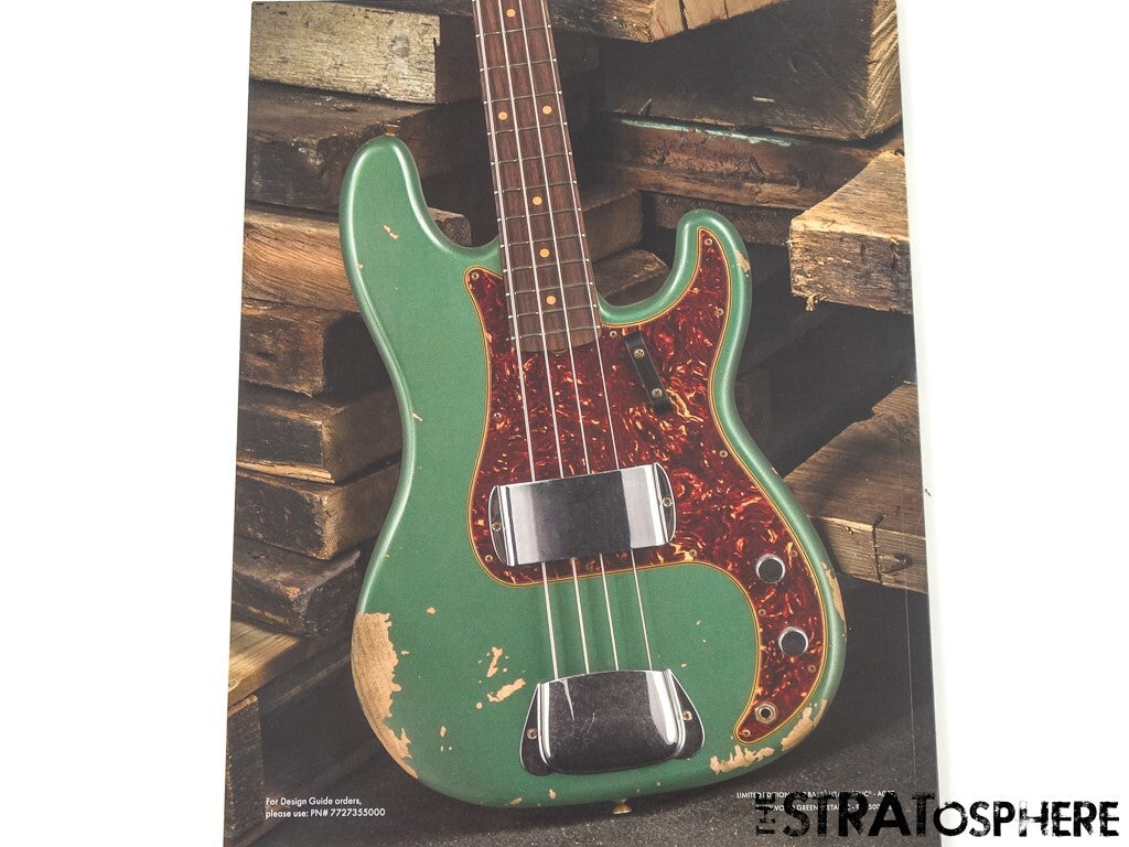 Fender 2023 Custom Shop Guitar Design Guide CATALOG Strat Tele Bass