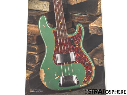 Fender 2023 Custom Shop Guitar Design Guide CATALOG Strat Tele Bass