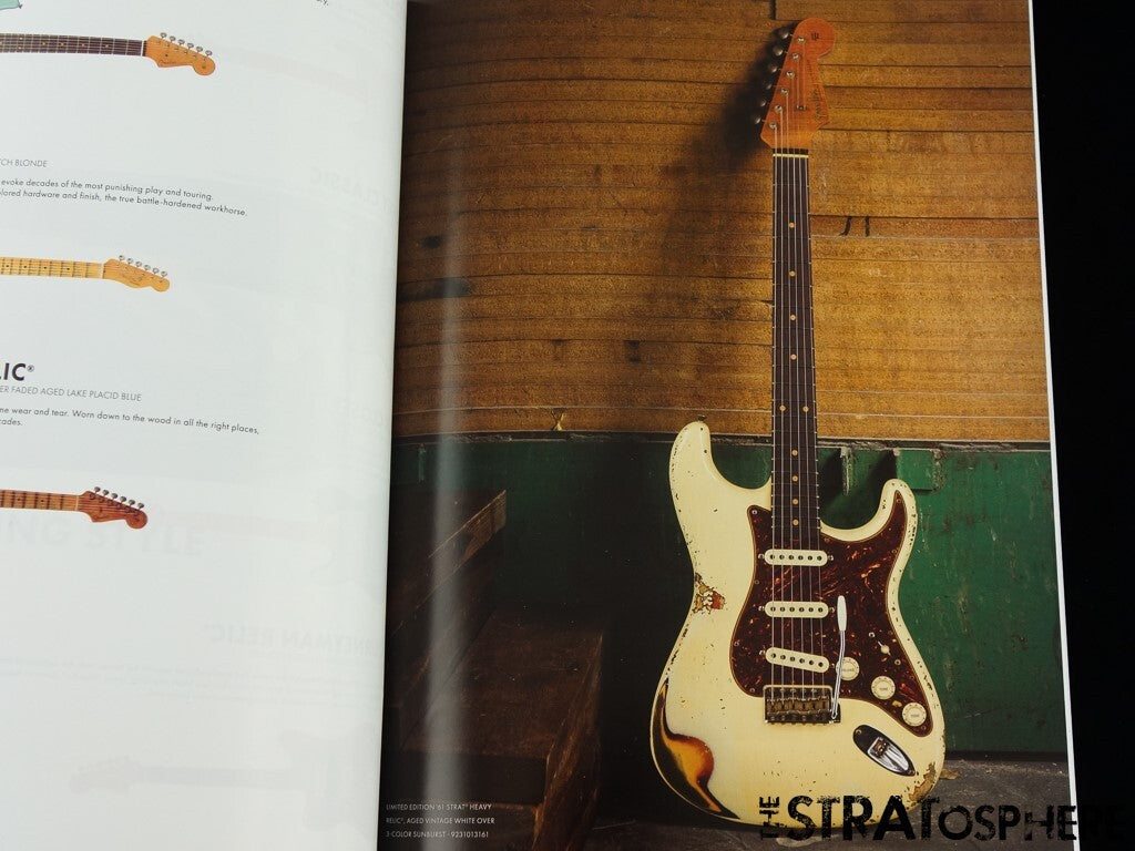 Fender 2023 Custom Shop Guitar Design Guide CATALOG Strat Tele Bass