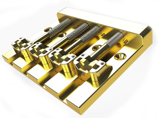 NEW Hipshot Kickass High Mass Bass BRIDGE for Badass Bass Guitar Gold 5K400G