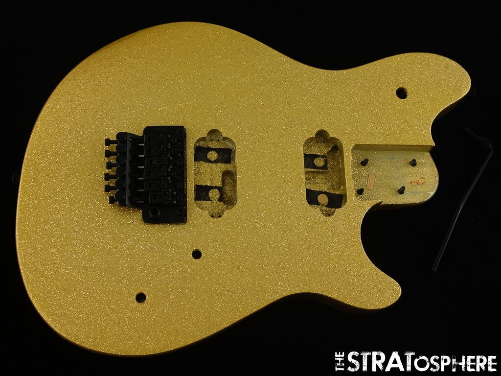 EVH Eddie Van Halen Wolfgang Standard BODY + HARDWARE Floyd Rose Gold Sparkle