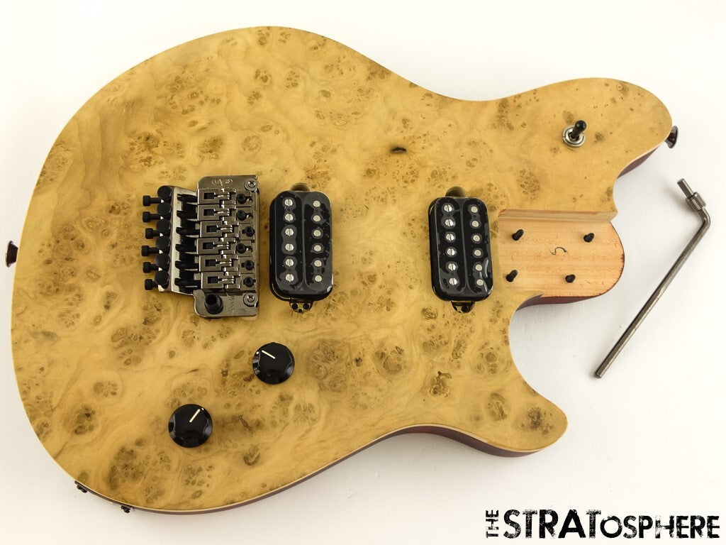 LOADED EVH Wolfgang Standard Exotic BODY HH Floyd Rose Laurel Burl Natural