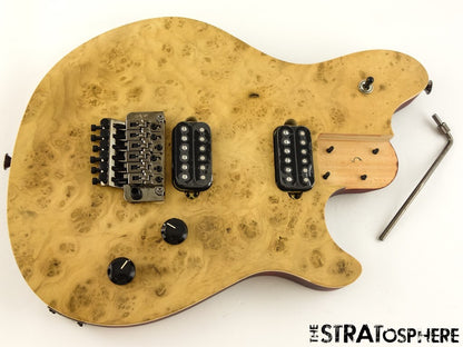 LOADED EVH Wolfgang Standard Exotic BODY HH Floyd Rose Laurel Burl Natural