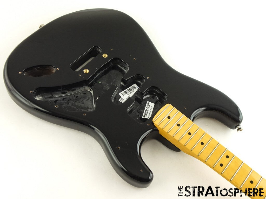 Fender American Professional II Stratocaster Strat BODY + NECK Guitar Part Black