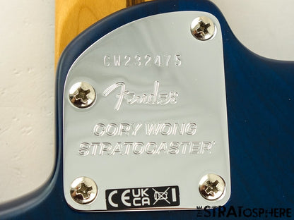 Fender USA Cory Wong Stratocaster Strat BODY & NECK Lacquer Sapphire Blue