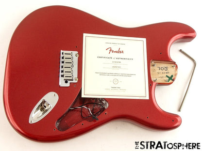 Fender American Ultra II Stratocaster Strat BODY & HARDWARE USA Sinister Red