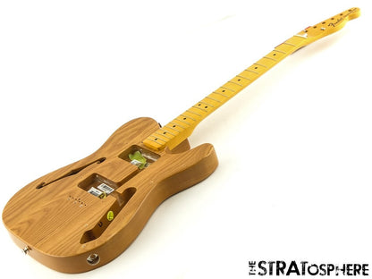 Fender AV II 1972 Tele Thinline BODY + NECK Telecaster Semi-Hollow Aged Natural