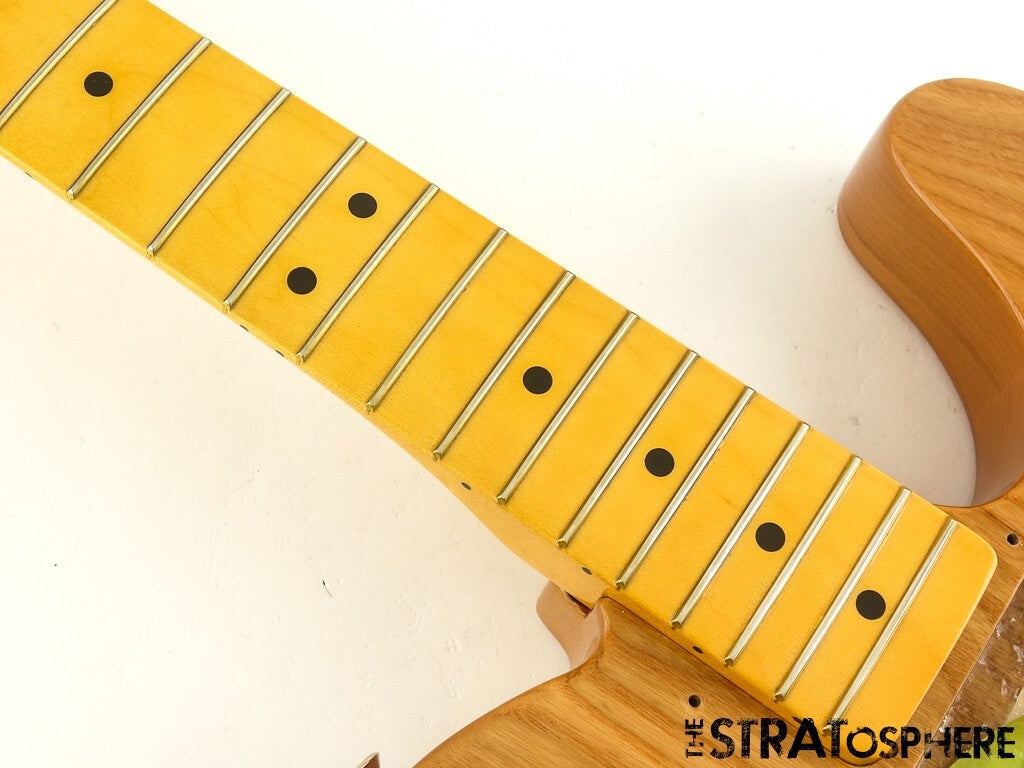 Fender AV II 1972 Tele Thinline BODY + NECK Telecaster Semi-Hollow Aged Natural