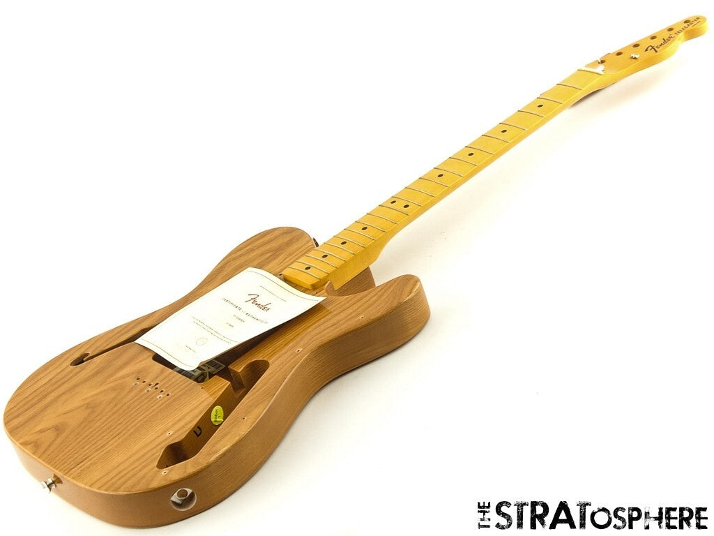 Fender AV II 1972 Tele Thinline BODY + NECK Telecaster Semi-Hollow Aged Natural